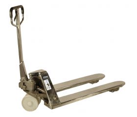 Transpaleta acero inoxidable 2.500 Kg Imcoinsa